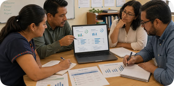 Consulta de indicadores educativos en ConsultEMOS